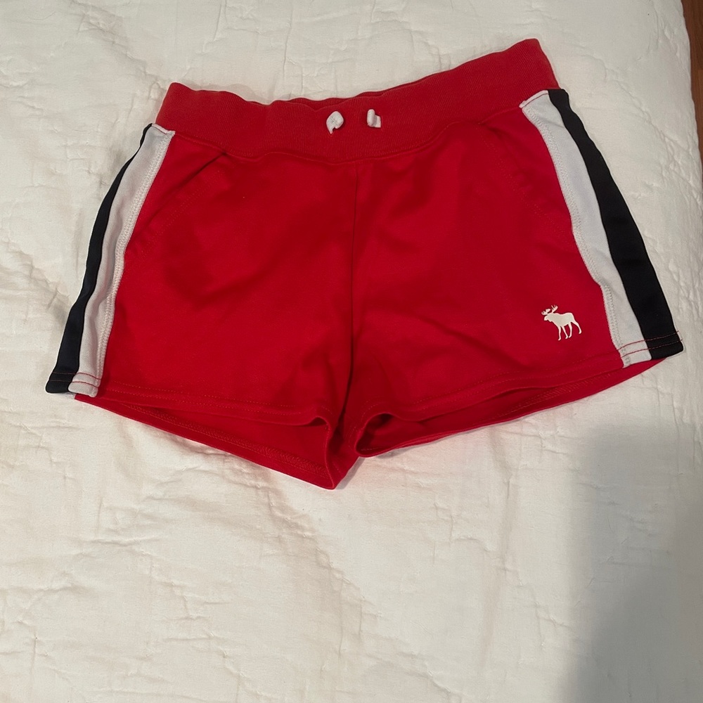 red short shorts